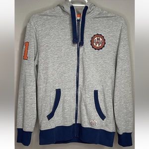 Disney Parks Walt Disney World 71 Full Zip Hooded Jacket Unisex Size Medium Gray